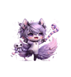 小悪魔キツネHexiの甘くて毒な告白（個別スタンプ：17）