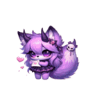 小悪魔キツネHexiの甘くて毒な告白（個別スタンプ：18）