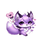 小悪魔キツネHexiの甘くて毒な告白（個別スタンプ：19）