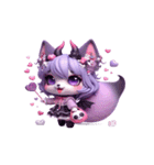 小悪魔キツネHexiの甘くて毒な告白（個別スタンプ：28）