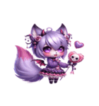 小悪魔キツネHexiの甘くて毒な告白（個別スタンプ：30）