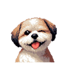 無言でリアクションするシーズー（個別スタンプ：2）