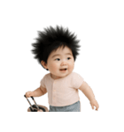 ふわふわのかわいい赤ちゃん （NT）（個別スタンプ：1）