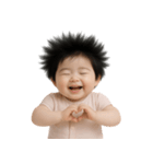 ふわふわのかわいい赤ちゃん （NT）（個別スタンプ：3）