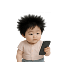 ふわふわのかわいい赤ちゃん （NT）（個別スタンプ：6）