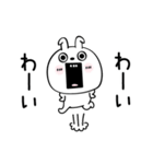 ピタうさぎ一年中使えるシンプル（個別スタンプ：19）