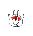 全力うさぎポジティブ母さん（個別スタンプ：33）