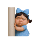 面白い顔をした太った女の子  (NT)（個別スタンプ：20）