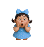 面白い顔をした太った女の子  (NT)（個別スタンプ：26）
