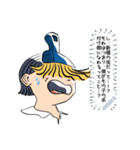 ちりとりあたまのメッセージスタンプ（個別スタンプ：9）