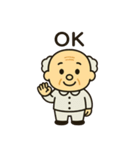 ぶつぶつおじいちゃんの日常スタンプ（個別スタンプ：3）