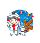 水兵ちゃんとカモメさん 夏のスタンプ（個別スタンプ：13）