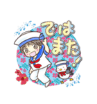 水兵ちゃんとカモメさん 夏のスタンプ（個別スタンプ：16）