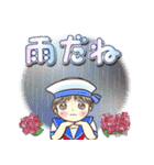 水兵ちゃんとカモメさん 夏のスタンプ（個別スタンプ：37）