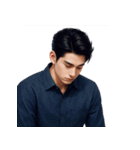 様々な感情を持つハンサムな男性 （NT）（個別スタンプ：13）