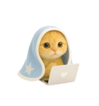 キュートなコールドキャット （NT）（個別スタンプ：4）
