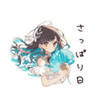 ゆるふわガーリーな女の子の夏（個別スタンプ：6）