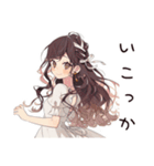 ゆるふわガーリーな女の子の夏（個別スタンプ：7）