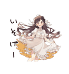 ゆるふわガーリーな女の子の夏（個別スタンプ：11）