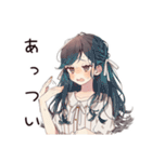 ゆるふわガーリーな女の子の夏（個別スタンプ：13）