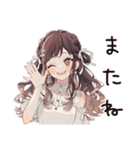 ゆるふわガーリーな女の子の夏（個別スタンプ：15）
