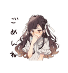 ゆるふわガーリーな女の子の夏（個別スタンプ：16）