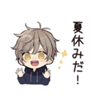 ちびパーカーくんの夏休みあるある（個別スタンプ：1）