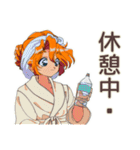 クールなお姉さん★週末サ活報告（個別スタンプ：9）