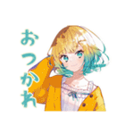 使いやすい女の子のおやすみスタンプ（個別スタンプ：3）