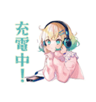 使いやすい女の子のおやすみスタンプ（個別スタンプ：25）