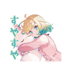 使いやすい女の子のおやすみスタンプ（個別スタンプ：33）