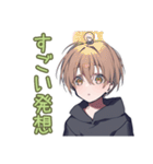 ゆるパーカーくん★AIマスター（個別スタンプ：21）