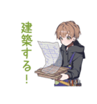 整地がんばる★ゆるパーカーくん（個別スタンプ：5）