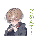 敵を撃ちまくる★ゆるパーカーくん（個別スタンプ：9）