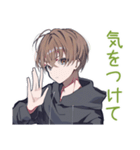 敵を撃ちまくる★ゆるパーカーくん（個別スタンプ：20）
