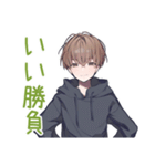 敵を撃ちまくる★ゆるパーカーくん（個別スタンプ：30）