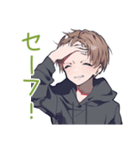 敵を撃ちまくる★ゆるパーカーくん（個別スタンプ：31）