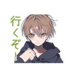 敵を撃ちまくる★ゆるパーカーくん（個別スタンプ：36）