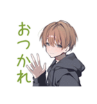 ゆるパーカーくんのイベント誘い（個別スタンプ：16）