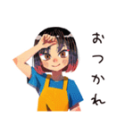 バテ気味ママの夏★家族スタンプ（個別スタンプ：2）