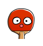 卓球の表情（個別スタンプ：4）