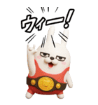 BIG擦れうさぎ 3D 3（個別スタンプ：10）