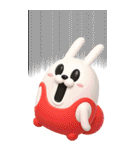 BIG擦れうさぎ 3D 3（個別スタンプ：25）