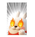 BIG擦れうさぎ 3D 3（個別スタンプ：28）