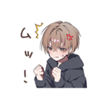 ゆるパーカーくん★怒りマークチャレンジ（個別スタンプ：8）
