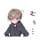 ゆるパーカーくん★怒りマークチャレンジ（個別スタンプ：15）