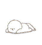 働くビションフリーゼ（個別スタンプ：18）