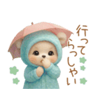 可愛い子熊 キュートな氷の服 思いやり 夏（個別スタンプ：22）