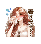 頑張るオトナ女子の日常⑤夏❁⃘*（個別スタンプ：8）