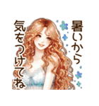 頑張るオトナ女子の日常⑤夏❁⃘*（個別スタンプ：11）